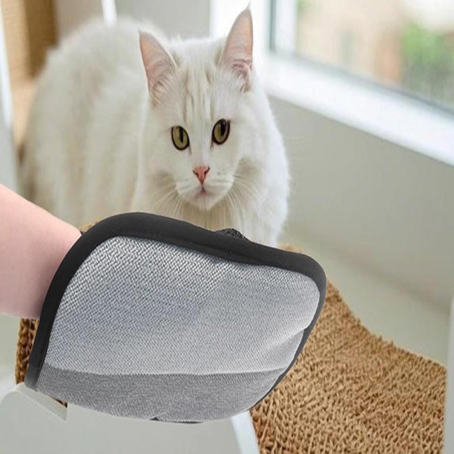 Electrostatic Pet Hair Removal Glove for Couch Bed Car Seat Reusable Hair Remover Mitt for Washing Deshedding Double Sided Grooming Glove for Cats Dogs Electrostatic Pet Hair Removal Glove for Couch Bed Car Seat Reusable Hair Remover Mitt for Washing Deshedding Double Sided Grooming Glove for Cats Dogs