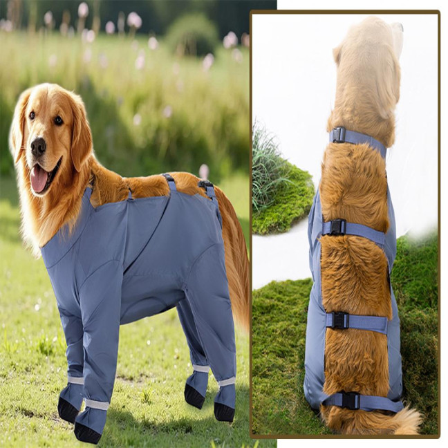 Waterproof Dog Boots Pet Strolling Going Out Pants Pet Leggings And Shoes Outdoor Paw Protector for Rainy Days Snow Trails Mud Parks