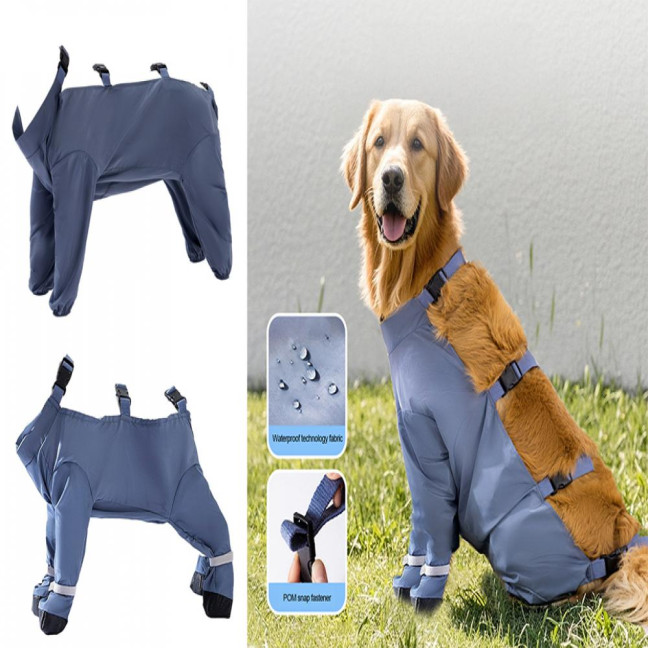 Waterproof Dog Boots Pet Strolling Going Out Pants Pet Leggings And Shoes Outdoor Paw Protector for Rainy Days Snow Trails Mud Parks