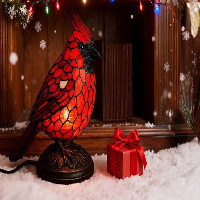 Cardinals Table Lamp Resin Red Bird Night Light for Bedside Living Room Christmas Decor Warm Glow Art Piece for Home Decoration Cardinals Table Lamp Resin Red Bird Night Light for Bedside Living Room Christmas Decor Warm Glow Art Piece for Home Decoration