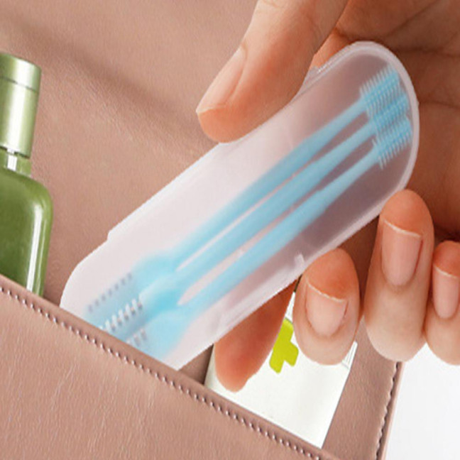 1/2/3/5/12/24Pcs Double-Head Nose Hair Trimmer Sharp Blade 360 Degree Rotating Nasal Hair Cutter Remover Men Women Manual Nose Hair Trimming Tools 