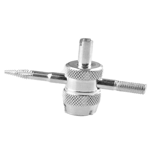 4 Way Valve Stem Core Repair Tool Remover Removal Installer Reamer Tube Tire
