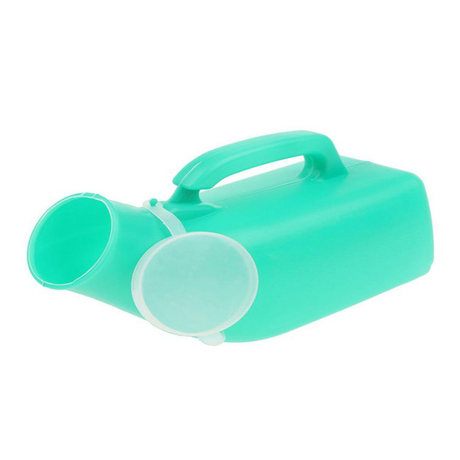 1200 ML Male Urinal with Cap Reusable Plastic Urinal Pot Men Urinal Accessories for Home Elderly Bedridden