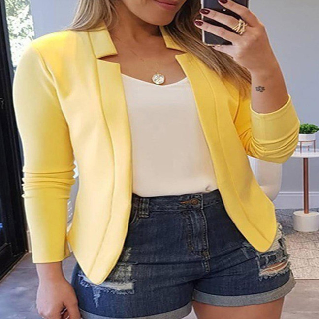 Jacket Suit Plus Size All-match Polyester Business Jacket Suit for Office Jacket Suit Plus Size All-match Polyester Business Jacket Suit for Office