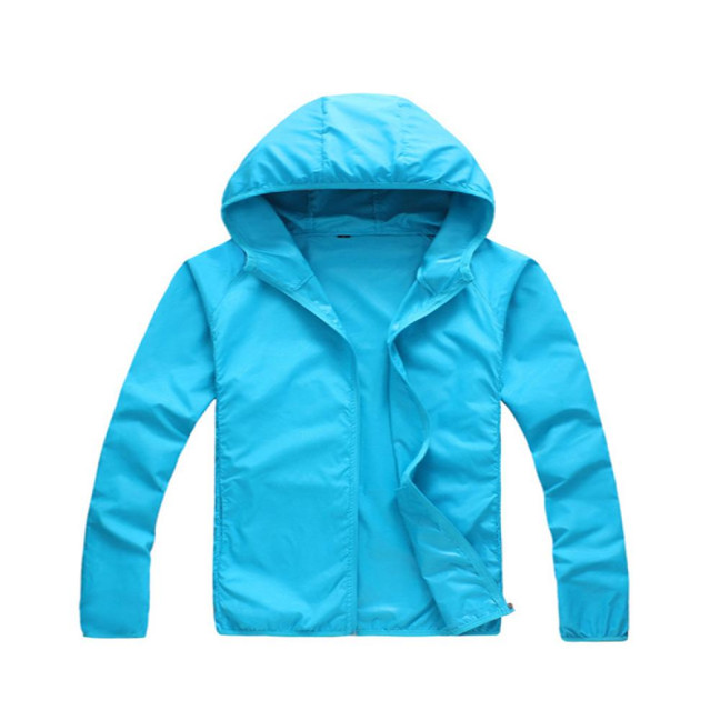 Women Men Summer Long Sleeve Hooded Windproof Sun Protection Coat Fishing Jacket