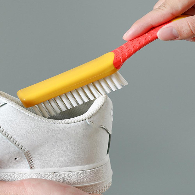 Cleaning Brush Ergonomic Handgrip Anti-scratch Plastic Versatile Wear-resistant Shoe Cleaner Brush Housework Tools 