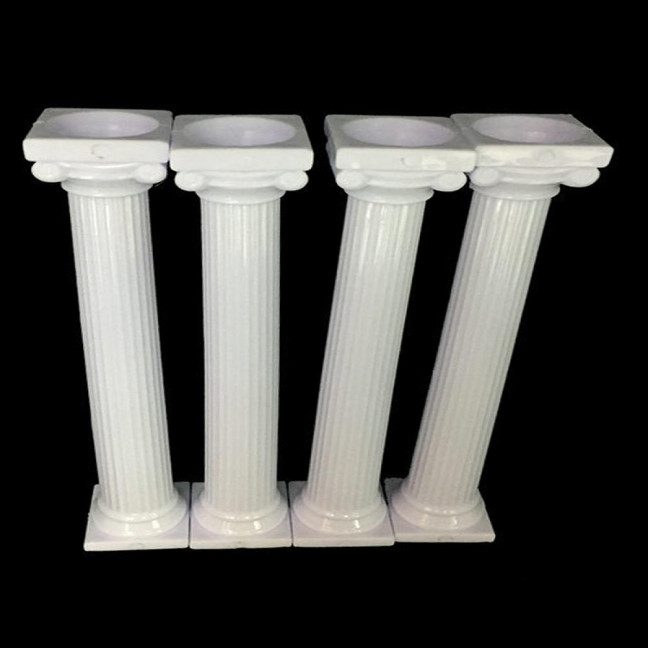 4Pcs/Set Cake Rods Non-stick Reusable Plastic Delicate Cake Standing Grecian Pillars Gathering Supplies 4Pcs/Set Cake Rods Non-stick Reusable Plastic Delicate Cake Standing Grecian Pillars Gathering Supplies