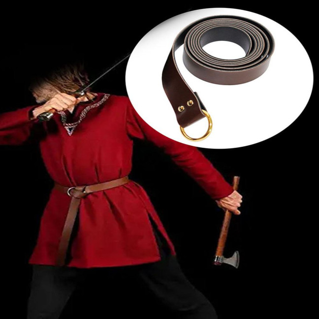 Retro Medieval Belt Renaissance O-shaped Ring Imitation Leather Fighting Knight Belt Unisex Waistband Clothes Accessories Retro Medieval Belt Renaissance O-shaped Ring Imitation Leather Fighting Knight Belt Unisex Waistband Clothes Accessories