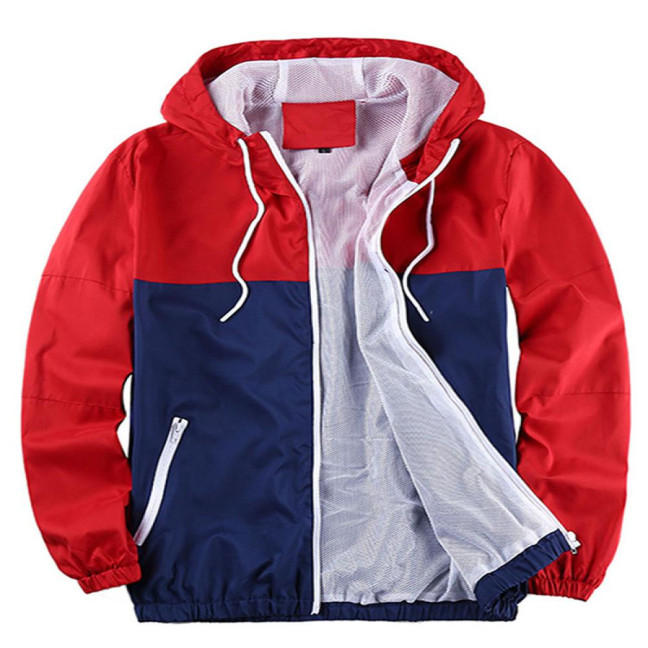 Men Fall Winter Coat Mesh Breathable Hooded Drawstring Long Sleeve Plus Size Zipper Closure Camouflage Print Smooth Mid Length Pockets Elastic Cuff Men Jacket 