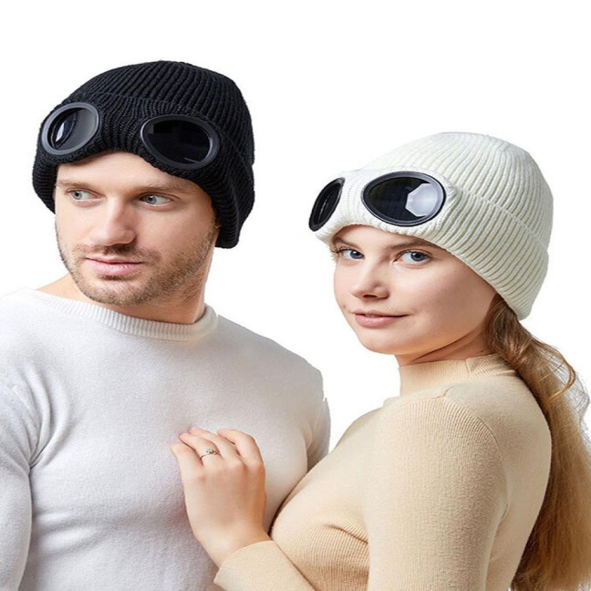 Glasses Knitted Hat Unisex Bomber Hat Solid Color Elastic Soft Warm Anti-slip Regular Fit Ear Protection Windproof Decorative Winter Beanie Headwear Glasses Knitted Hat Unisex Bomber Hat Solid Color Elastic Soft Warm Anti-slip Regular Fit Ear Protection Windproof Decorative Winter Beanie Headwear