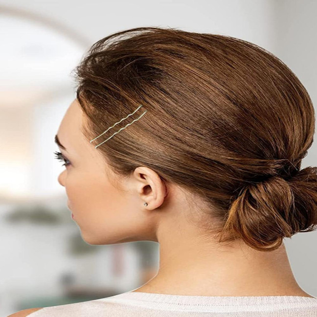 Hair Pins Kit Buns Brown U Shape Pins Hair Ties Set Easy Storage Metal Clips Hairpin Storage Box Weddings Parties Daily Wear Hair Pins Kit Buns Brown U Shape Pins Hair Ties Set Easy Storage Metal Clips Hairpin Storage Box Weddings Parties Daily Wear