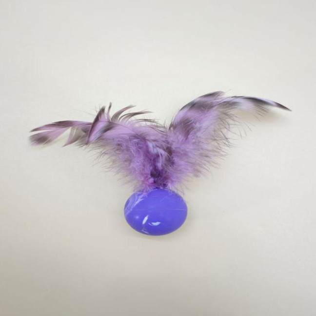 5 Pcs Cat Feather Ball Toy Interactive Mini Bouncy Balls with Feather Cat Exercise Ball Teeth Cleaning Toy for Indoor Cats 5 Pcs Cat Feather Ball Toy Interactive Mini Bouncy Balls with Feather Cat Exercise Ball Teeth Cleaning Toy for Indoor Cats