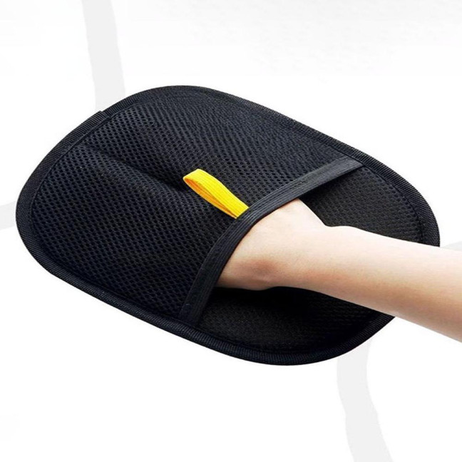 Electrostatic Pet Fur Gloves Pet Hair Remover Grooming Shedding Gloves for Cats Dogs Rabbits Reusable Fingerless Cleaning Mitt for Furniture Carpet Couch Car Seat