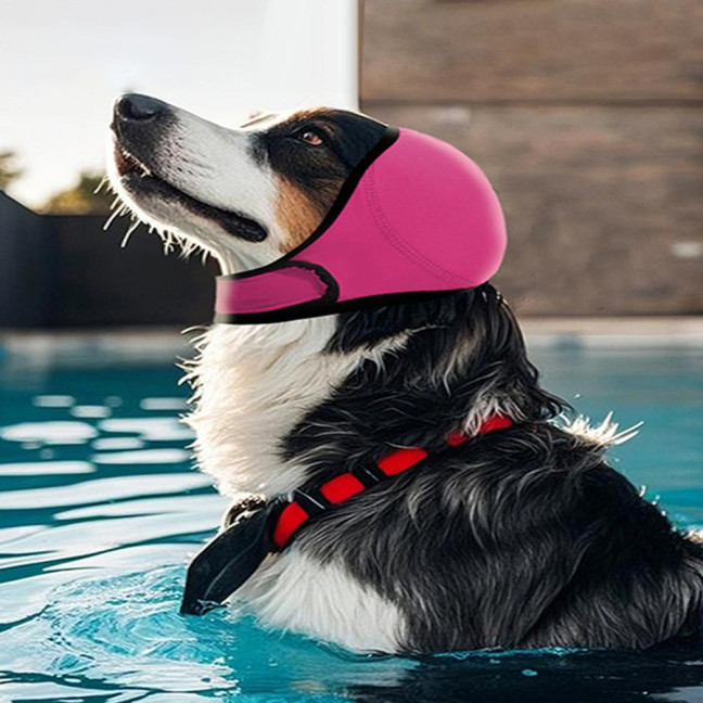 Dog Ear Muffs No Shake Ear Wrap Elastic Waterproof Ear Protector for Hematoma Bathing Drying Swim Noise Anxiety Relief Dog Ear Muffs No Shake Ear Wrap Elastic Waterproof Ear Protector for Hematoma Bathing Drying Swim Noise Anxiety Relief