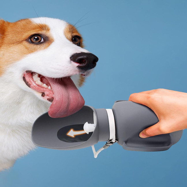 800ml Portable Dog Water Bottle Leak Proof Silicone Puppy Water Dispenser Foldable Travel Dog Water Bowl for Outdoor Walking Hiking 800ml Portable Dog Water Bottle Leak Proof Silicone Puppy Water Dispenser Foldable Travel Dog Water Bowl for Outdoor Walking Hiking