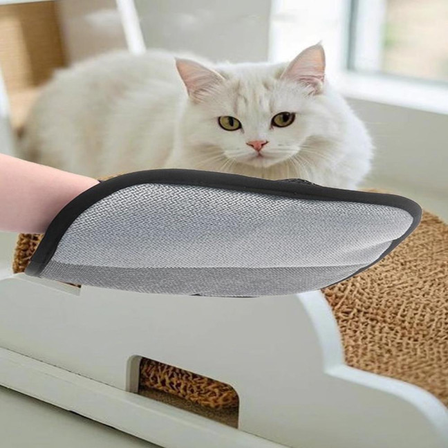 Electrostatic Pet Hair Removal Glove for Couch Bed Car Seat Reusable Hair Remover Mitt for Washing Deshedding Double Sided Grooming Glove for Cats Dogs Electrostatic Pet Hair Removal Glove for Couch Bed Car Seat Reusable Hair Remover Mitt for Washing Deshedding Double Sided Grooming Glove for Cats Dogs