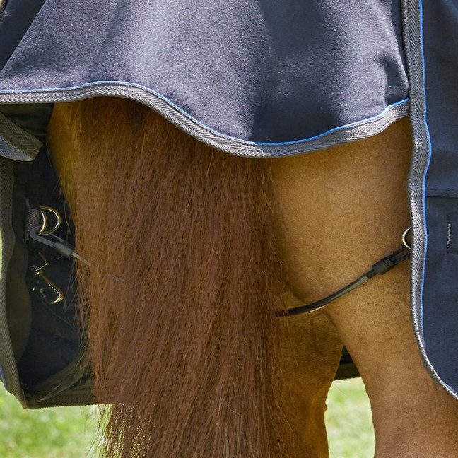 Horse Blanket Leg Straps Elastic Horse Blanket Straps Replacement with Double Ended Clips Adjustable Length 21