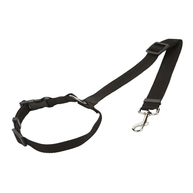 Removable Dog Car Seat Belt Adjustable Dog Seatbelt Harness Pet Car Restraint System Secures to Vehicle Headrest for Small Medium Large Dogs 