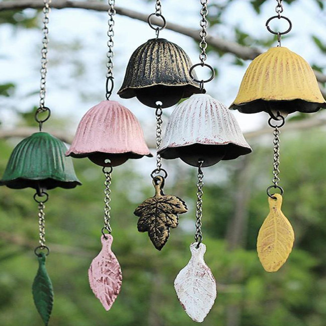 Japanese Bless Wind Chime Cast Iron Outdoor Small Wind Chime Retro Garden Hanging Wind Bell for Good Luck Patio Balcony Decoration Japanese Bless Wind Chime Cast Iron Outdoor Small Wind Chime Retro Garden Hanging Wind Bell for Good Luck Patio Balcony Decoration