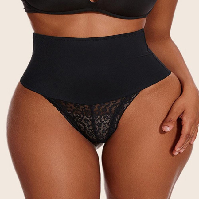 Tummy Control Thong Shapewear for Women High Waisted Stretch Body Shaper Underwear Sexy T Back Lace Thong Girdle Panties Tummy Control Thong Shapewear for Women High Waisted Stretch Body Shaper Underwear Sexy T Back Lace Thong Girdle Panties