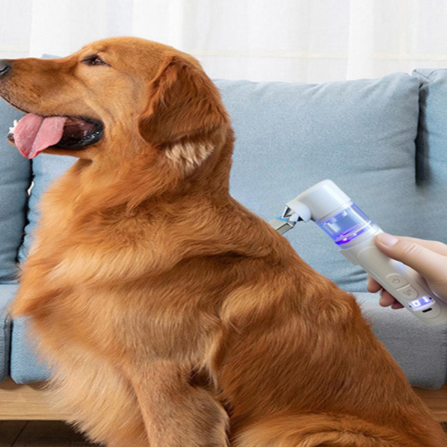 Electric Louse Comb Wireless Rechargeable 2-in-1 Vacuum Comb Portable Nit Comb Flea Remover Fine-Toothed Comb for Pets Adults Children All Hair Types