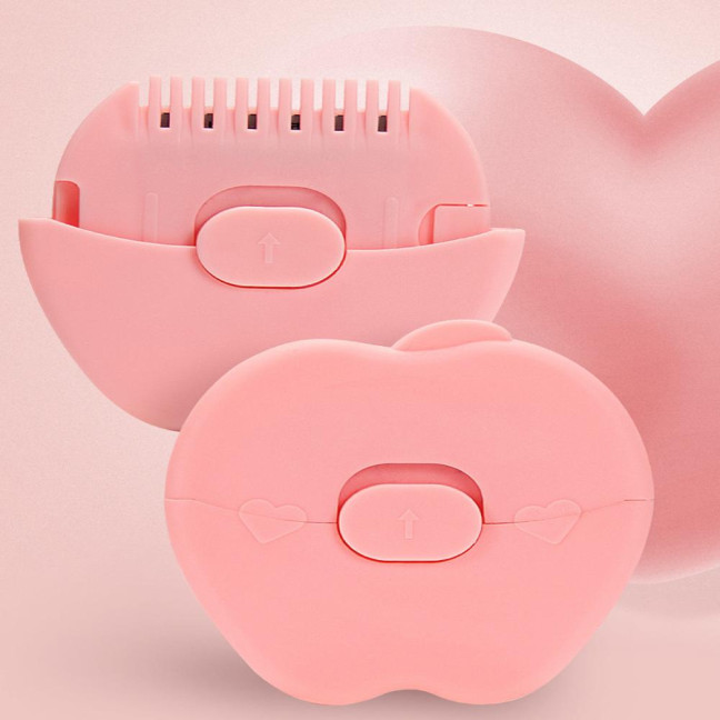 1/3Pcs Toddlers Hair Split End Trimmer Fruit Shape Boys Girls Mini Dual-sided Comb Rounded Edges Portable Gentle Hair Cutting Styling Tools 