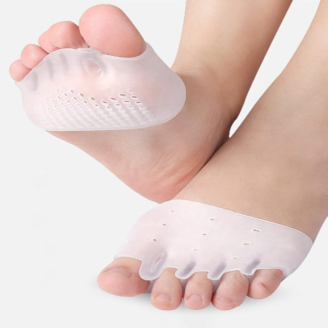 2 Pairs Toe Separator Silicone Bunion Corrector for Women Men Pain Relief Correction Device for Overlapping Toes Hammer Toe & Foot Alignment