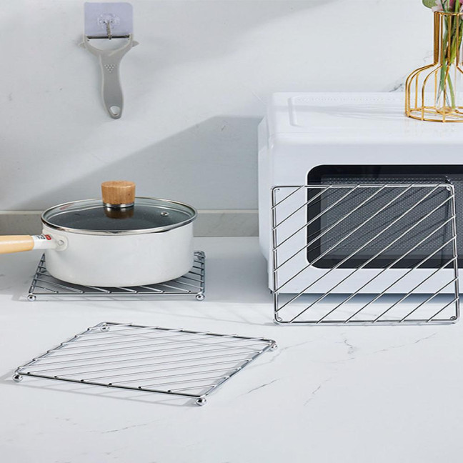 Cast Iron Pot Mats Thermal Insulation Pad Heat Resistant Trivet Coaster Set Pot Holder Dish Mat Kitchen Dining Essential