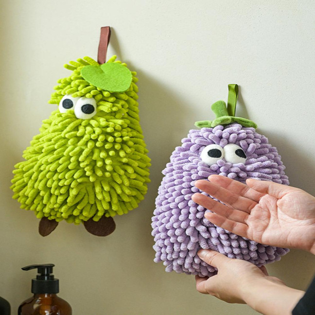 Chenille Hand Towel Soft Absorbent Microfiber Towels Bathroom Three-dimensional Fruit Shape Quick Drying Hand Towel Chenille Hand Towel Soft Absorbent Microfiber Towels Bathroom Three-dimensional Fruit Shape Quick Drying Hand Towel