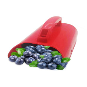 Blueberry Picker Berry Picker with Fruit Collection Bin Gardening Harvest Tool Blueberry Rake Scoop for Efficient Harvesting of Raspberries Blackberries 