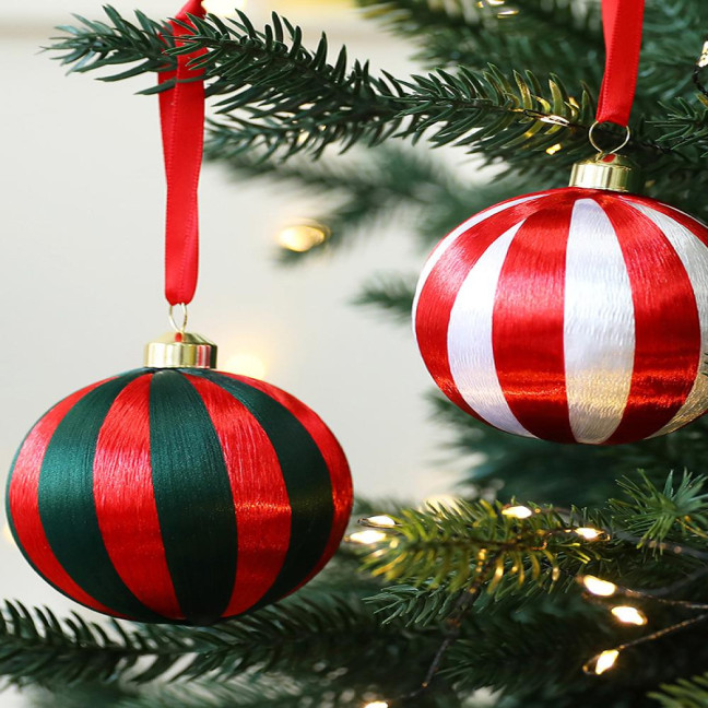 6Pcs 8cm Christmas Ball Ornaments Plastic Hanging Decor for Tree Window Display & DIY Crafts Shatterproof Festive Decorations