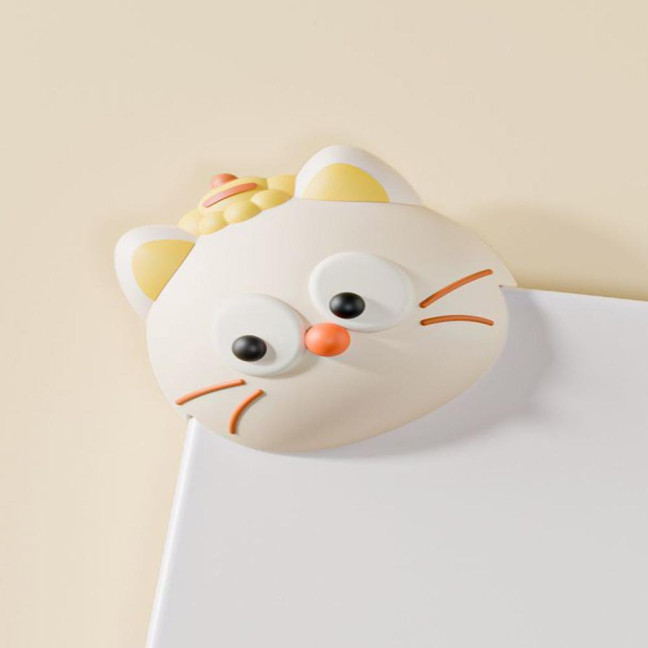 4Pcs Cartoon Animal Furniture Corner Protector Anti-collision Baby Proof Self-adhesive Table Desk Right Angle Sharp Edges Corner Guard Bumper Protective Cover 