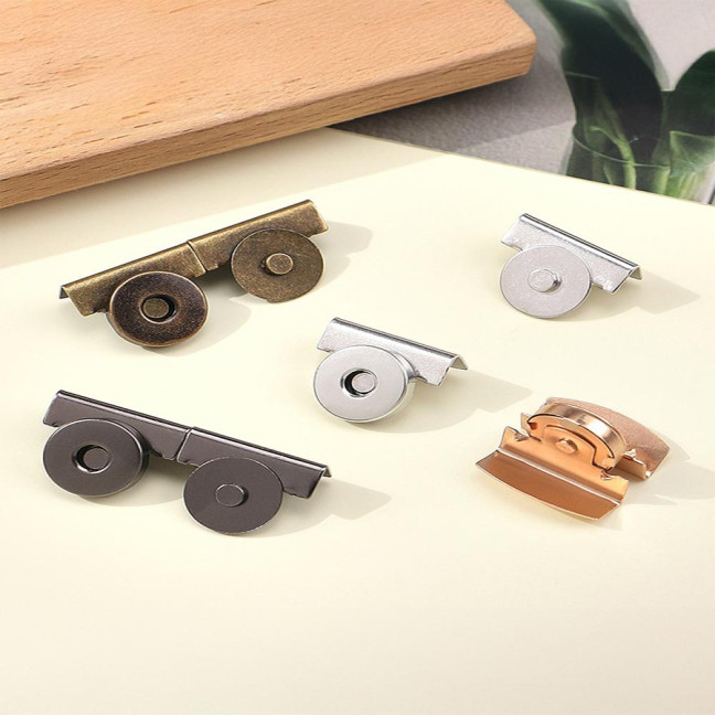 10 Pairs Magnetic Snaps No-sew Snap Buttons Bags Closures Snap Fasteners for Purses Totes Clothing DIY Crafts Leather Goods