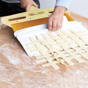 Pizza Sliding Shovel with Wooden Handle Double-Sided Wood Pizza Spatula Non-Stick Paddle for Indoor Outdoor Ovens 