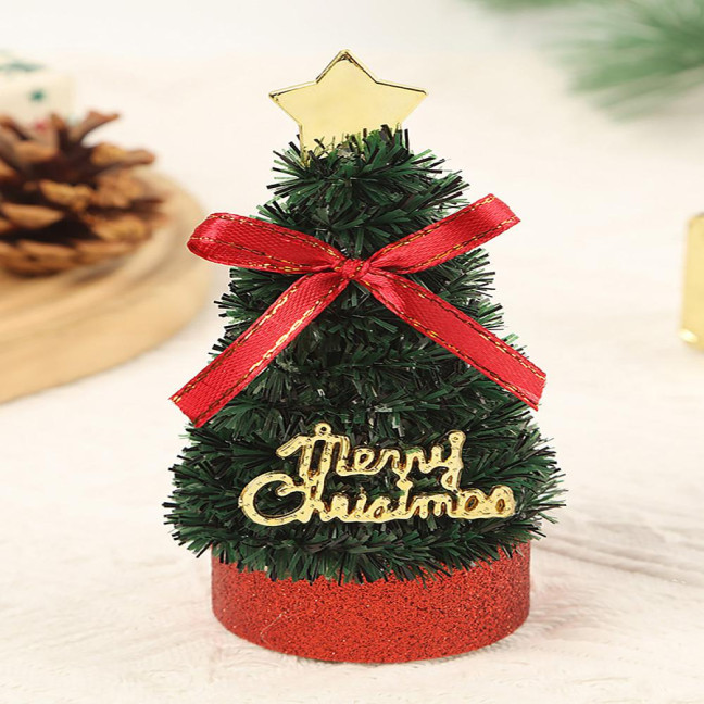 5 Inch Mini Christmas Tree Artificial Tabletop Christmas Tree Decorations with Star Tree Topper for Winter Fireplace Mantel Decor 5 Inch Mini Christmas Tree Artificial Tabletop Christmas Tree Decorations with Star Tree Topper for Winter Fireplace Mantel Decor