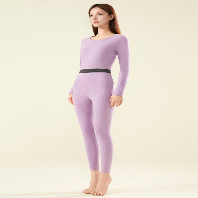 Womens Fleece Lined Base Layer Set Long Johns Top And Bottom Cold Weather Thermal Underwear Soft Pajama Set Womens Fleece Lined Base Layer Set Long Johns Top And Bottom Cold Weather Thermal Underwear Soft Pajama Set