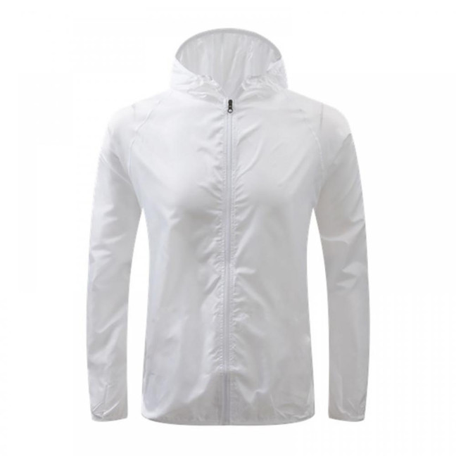 Outdoor Jacket Quick Dry Simple Long Sleeve Thin Solid Color Women Coat for Jogging