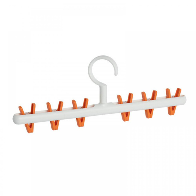 Hat Hanger 6 Clips Space-saving PP Strong Hold Baseball Cap Organizer for Closet
